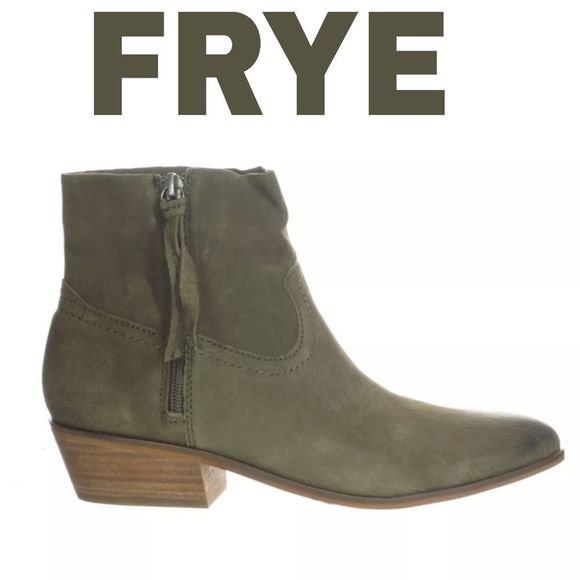 NEW FRYE & Co LEATHER BLOCK HEEL BOOTS 👢 - Picture 2 of 8